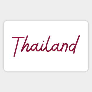 Thailand - maroon red Magnet